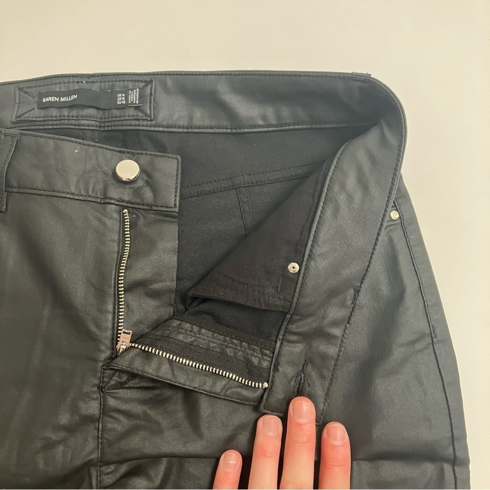 KAREN MILLEN oil slicked skinnies - Picture 4 of 6